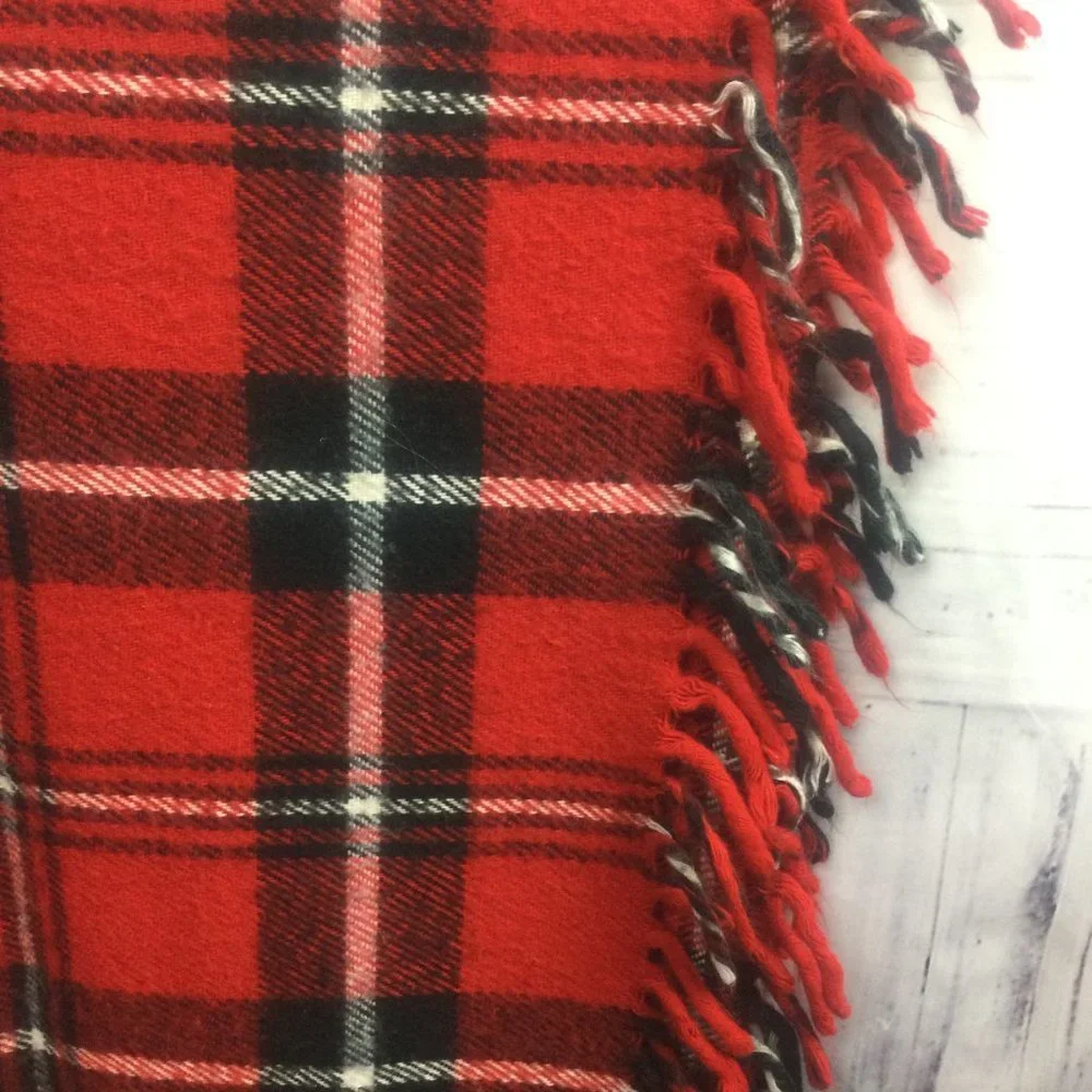 Faribault Mills Stewart Plaid Throw Blanket